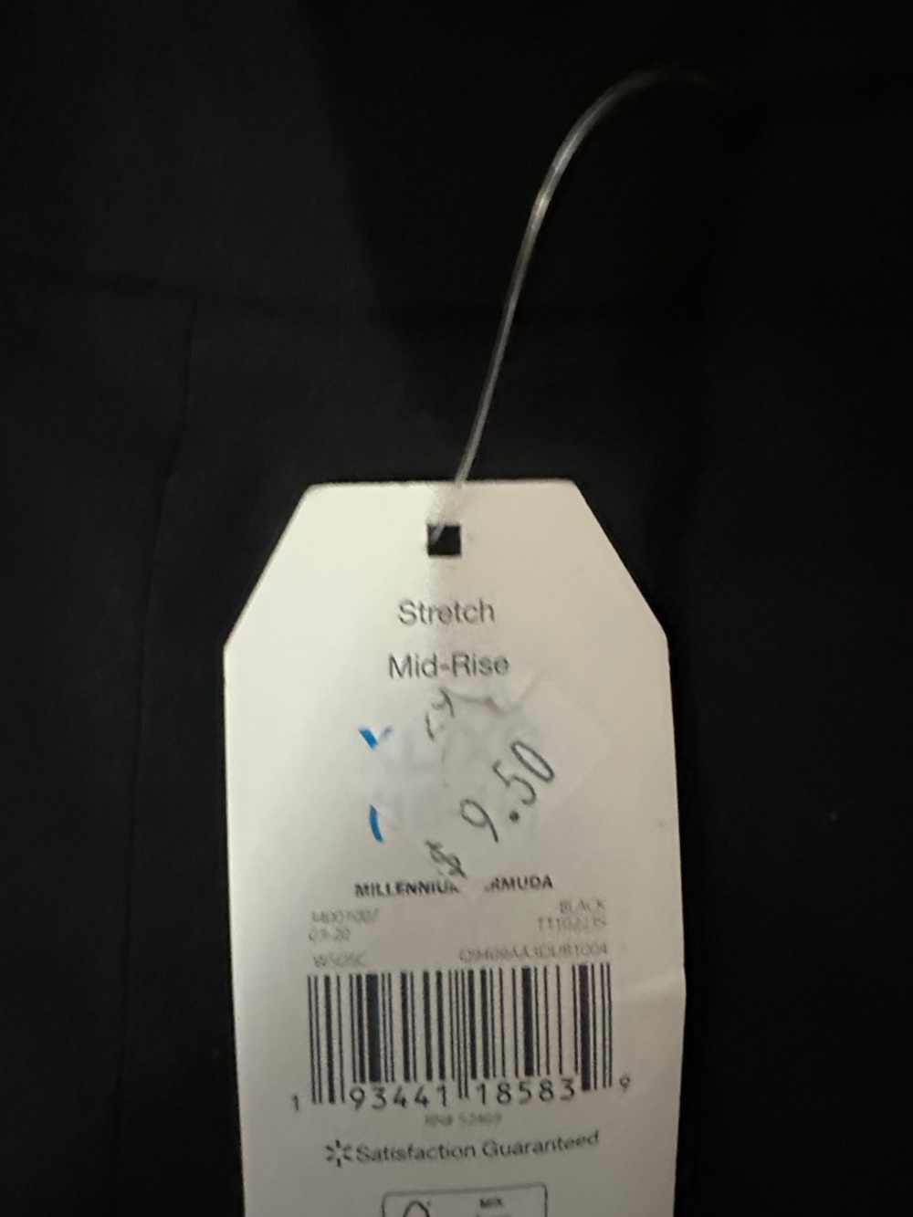 Time and Tru Black Stretch Bermuda Shorts - Picture 3 of 3
